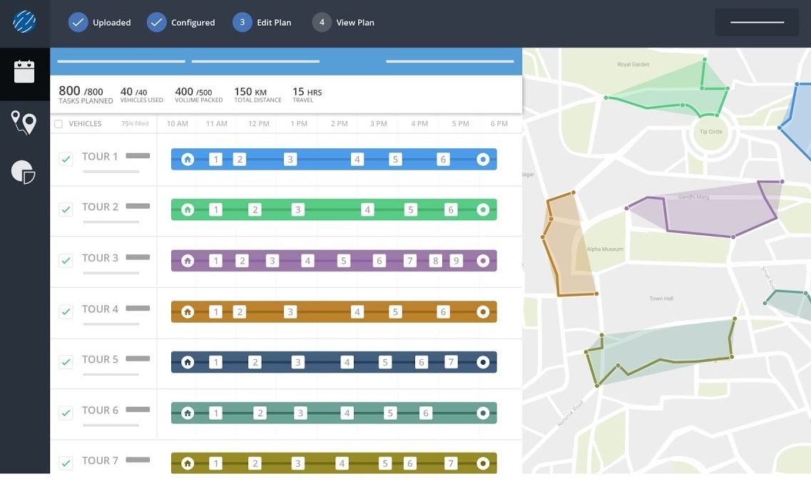 Locus DispatchIQ Dashboard View